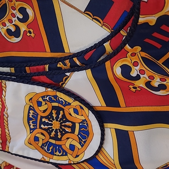 EUC VTG Anthony Sicari Regal Themed Maximilist Slip Dress - Picture 12 of 15